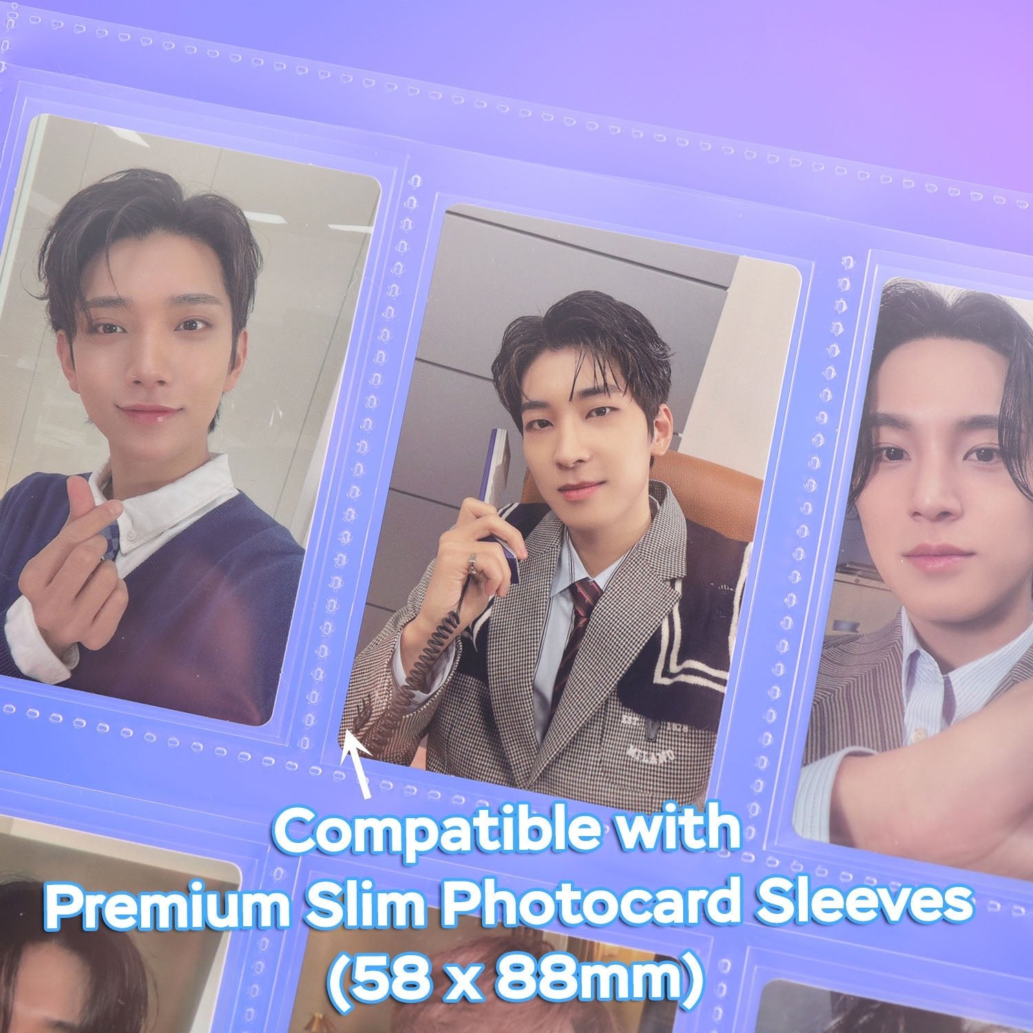 [PRE-ORDER Add-On] Custom A4 9-Pocket Pages – V3 – Double/Outer Sleeve