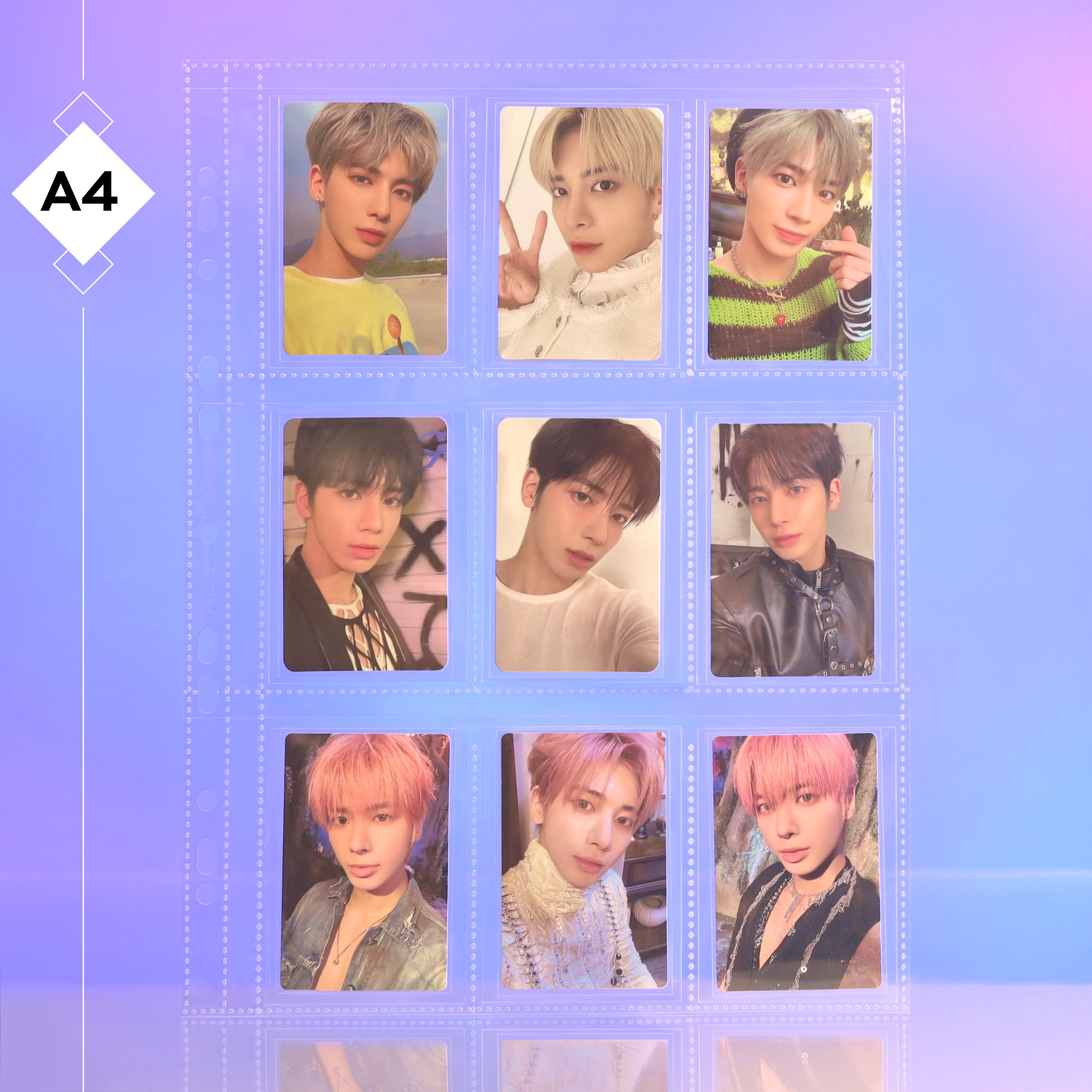 [PRE-ORDER Add-On] Custom A4 9-Pocket Pages – V4 – Standard Version