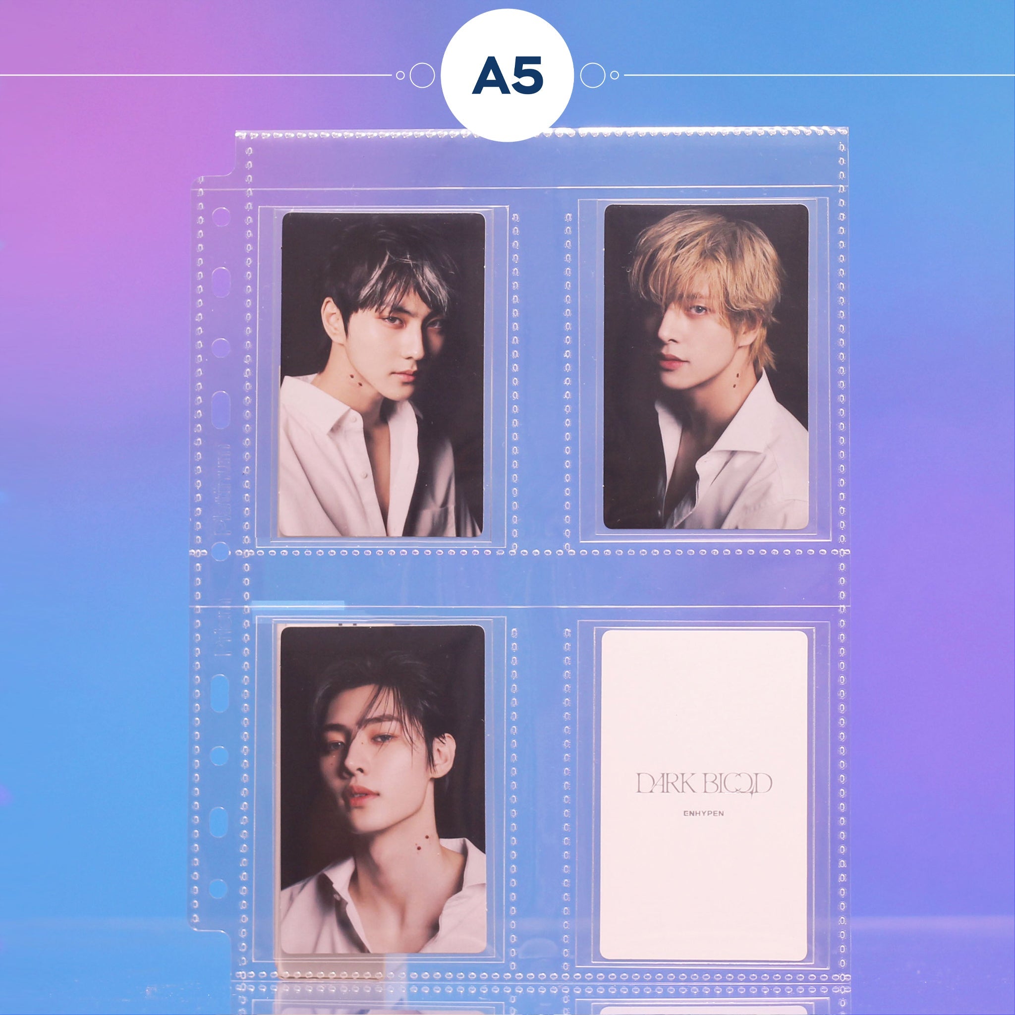 [PRE-ORDER Add-On] Custom A5 Pocket Pages - 4-Pocket Standard Photocard